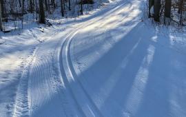 Groomed Ski Trail Groomed Ski Trail
