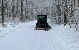 Groomed Ski Trail