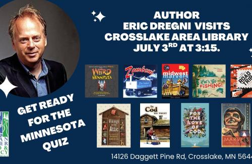 Eric Dregni Author Visit July 3 at 3:15