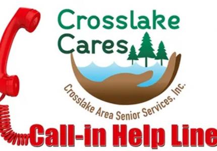 Crosslake Cares Call-in Line Logo
