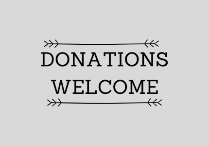 Donations Welcome