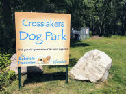 Crosslake Dog Park Sign