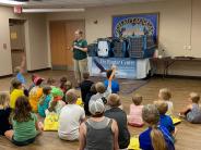 Raptor Center Presentation at the Summer Reading Program