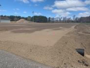 Completed aggregate base.