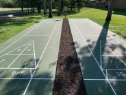 Resurfaced Shuffleboard Courts