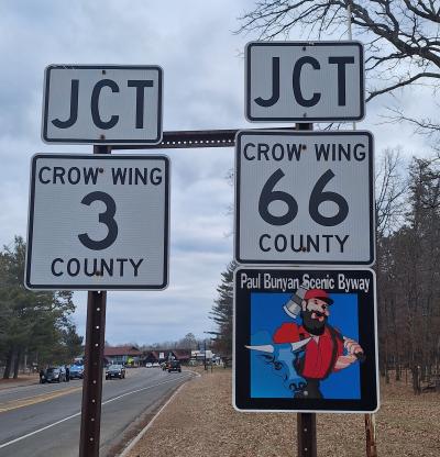 County Road 3 and Country Road 66 Signs